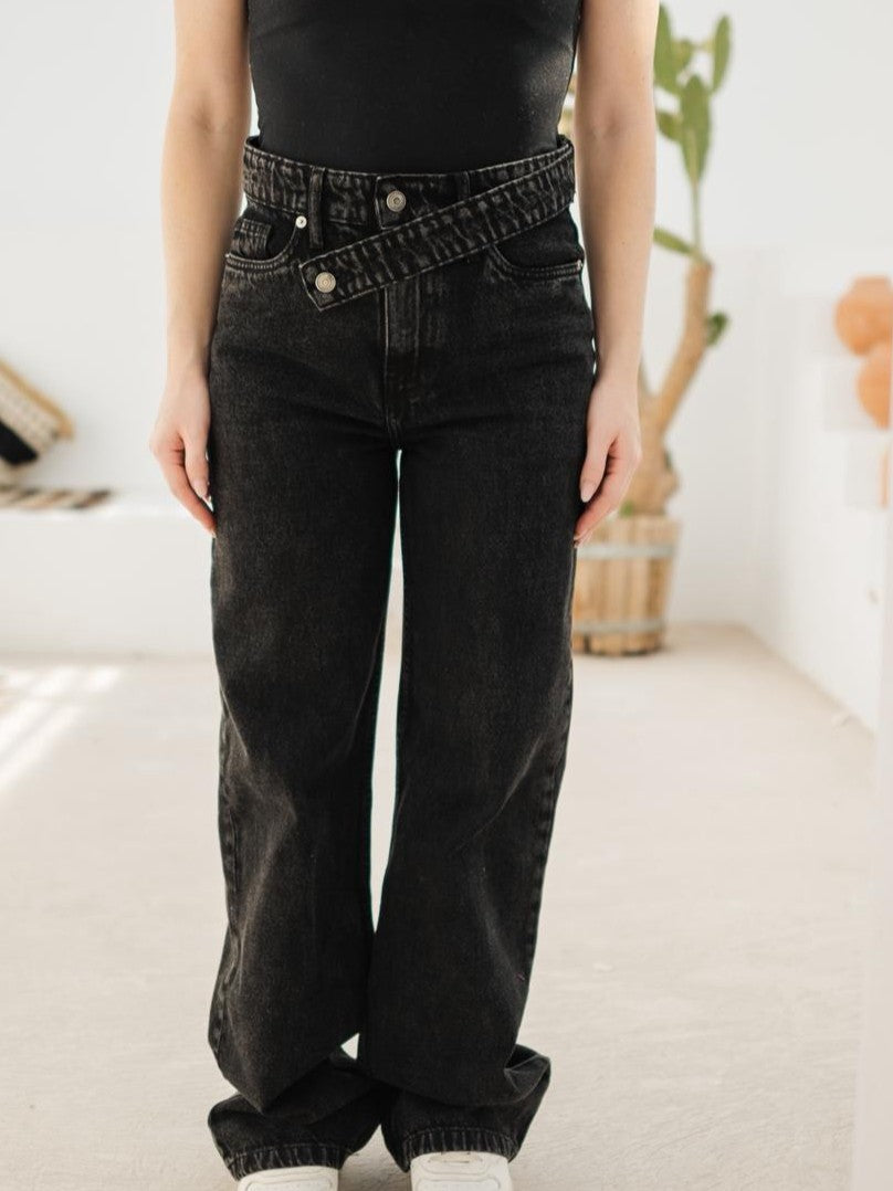 CROSSLINE DENIM JEANS