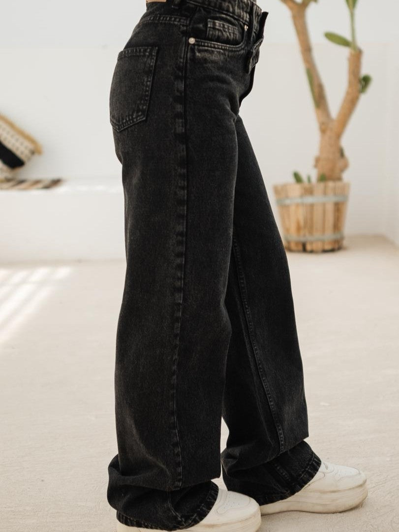 CROSSLINE DENIM JEANS