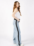 DUAL-LINE DENIM JEANS