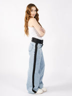 DUAL-LINE DENIM JEANS