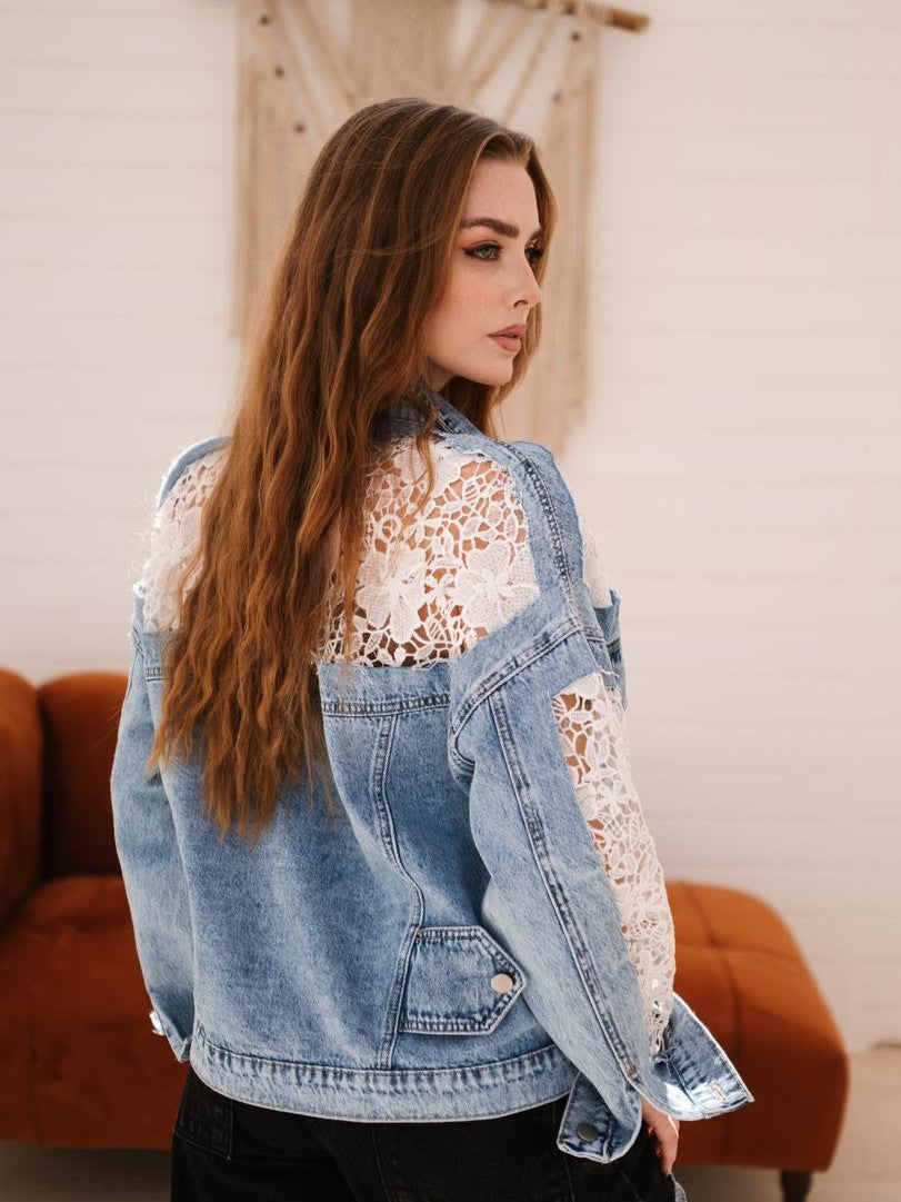 FADED LACE JACKET