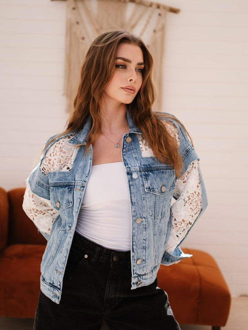 FADED LACE JACKET