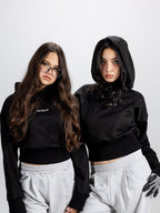 CORSETLINE CROP HOODIE