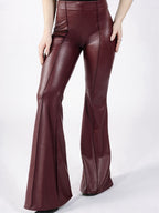 LUST LEATHER WIDE LEGS